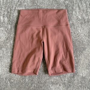 Lululemon 9” Bike Shorts in Dusty Rose